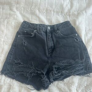 Top Shop Black Jean Short